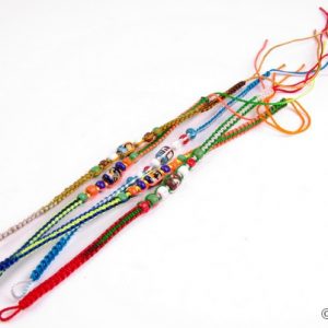 Polyacrylic / macramé bracelets